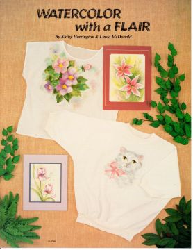 Watercolor with a Flair - Kathy Harrington - OOP
